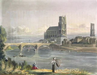 View of Mantes, from 